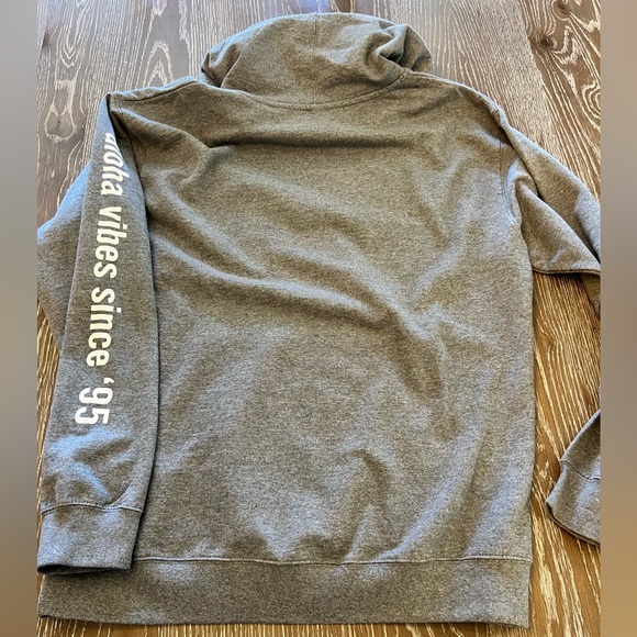 Men’s Large Honolua Grey Hoodie Sweatshirt - Picture 7 of 9